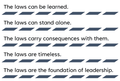 Allison's Book Corner: October 2024 - The 21 Irrefutable Laws of Leadership 1 21IrrefutableLaws